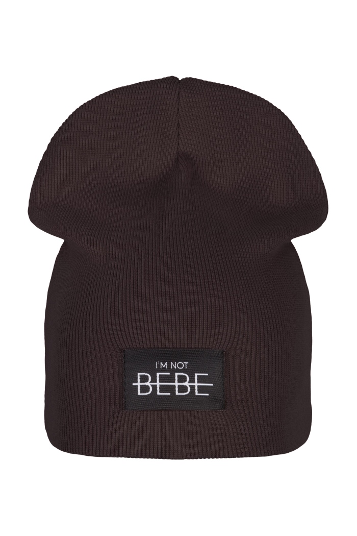 PRĄŻKOWANA CZAPKA I′M NOT BEBE
