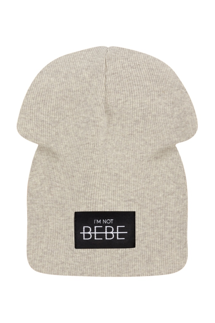 PRĄŻKOWANA CZAPKA I′M NOT BEBE