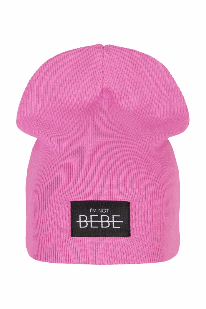 PRĄŻKOWANA CZAPKA I′M NOT BEBE