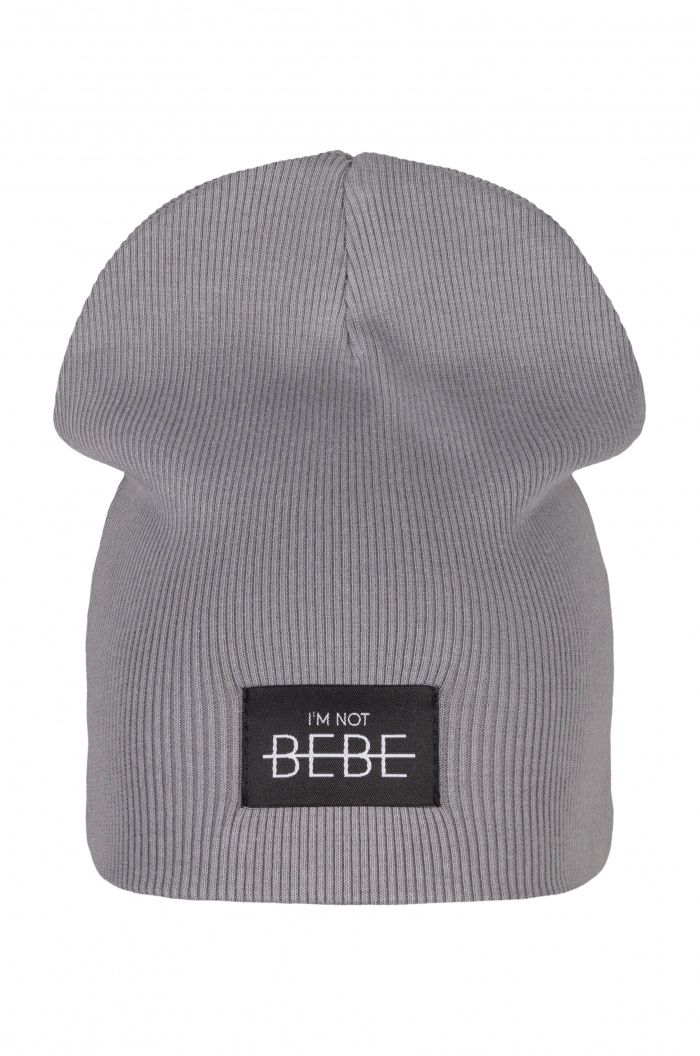 PRĄŻKOWANA CZAPKA I′M NOT BEBE